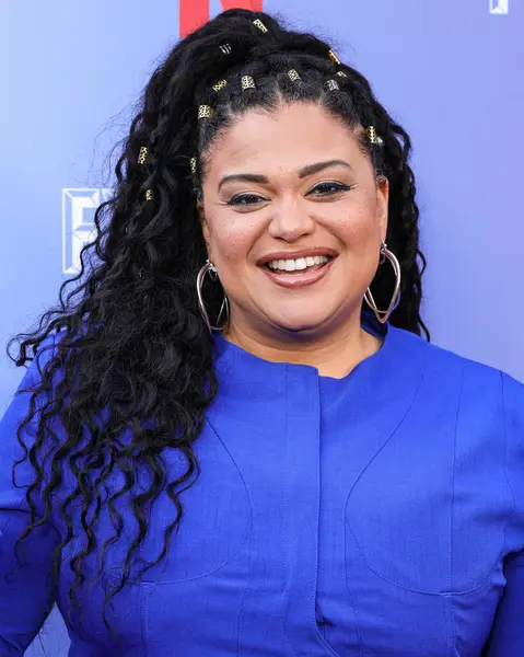 Michelle Buteau, Batı Hollywood, Los Angeles, Kaliforniya, ABD 'deki Komedi Dükkanı' nda düzenlenen Değerlendirme Etkinliğiniz için FYSEE LA Komedi Gecesi ATAS Emmy FYC 'ye geliyor..