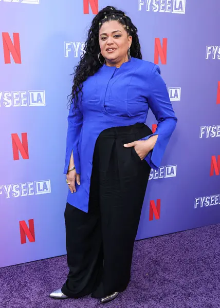 Michelle Buteau, Batı Hollywood, Los Angeles, Kaliforniya, ABD 'deki Komedi Dükkanı' nda düzenlenen Değerlendirme Etkinliğiniz için FYSEE LA Komedi Gecesi ATAS Emmy FYC 'ye geliyor..