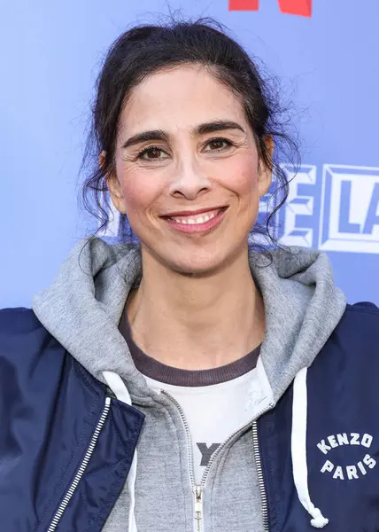 Amerikalı aktris, yazar ve stand-up komedyeni Sarah Silverman, Batı Hollywood, Los Angeles, Kaliforniya, ABD 'deki The Comedy Store' da düzenlenen Değerlendirme Etkinliğiniz İçin FYSEE LA Komedi Gecesi ATAS FYC 'yi sunar..