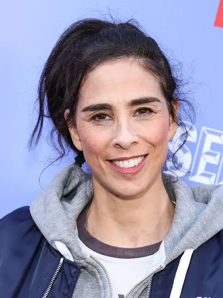 Amerikalı aktris, yazar ve stand-up komedyeni Sarah Silverman, Batı Hollywood, Los Angeles, Kaliforniya, ABD 'deki The Comedy Store' da düzenlenen Değerlendirme Etkinliğiniz İçin FYSEE LA Komedi Gecesi ATAS FYC 'yi sunar..