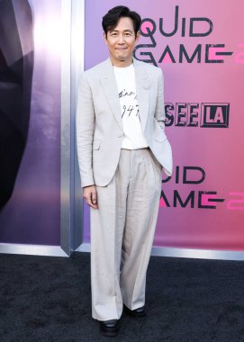 Güney Koreli aktör, film yapımcısı ve işadamı Lee Jung-jae, Netflix FYSEE LA - 'Squid Game' Sezon 2 ATAS (Televizyon Sanatları ve Bilimleri Akademisi) Emmy FYC 'ye geldi. 