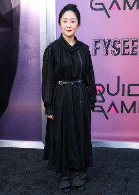 Güney Koreli prodüksiyon tasarımcısı Chae Kyoung-sun, Netflix FYSEE LA - 'Squid Game' Sezon 2, ATAS (Televizyon Sanatları ve Bilimleri Akademisi) Emmy FYC 'ye 30 Mayıs 2025' te Mısır Tiyatrosu Hollywood 'da düzenlenen etkinliğe katıldı. 