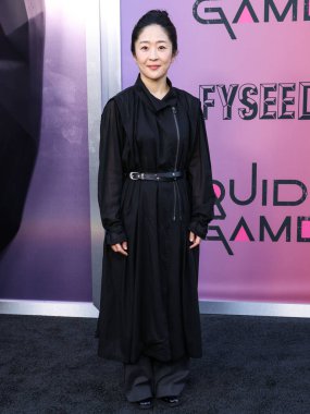 Güney Koreli prodüksiyon tasarımcısı Chae Kyoung-sun, Netflix FYSEE LA - 'Squid Game' Sezon 2, ATAS (Televizyon Sanatları ve Bilimleri Akademisi) Emmy FYC 'ye 30 Mayıs 2025' te Mısır Tiyatrosu Hollywood 'da düzenlenen etkinliğe katıldı. 