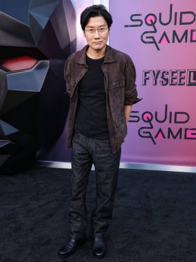 Güney Koreli film yönetmeni, yapımcısı ve senarist Hwang Dong-hyuk Netflix FYSEE LA - 'Squid Game' Sezon 2 ATAS (Televizyon Sanatları ve Bilimleri Akademisi) Emmy FYC 'ye geldi. 