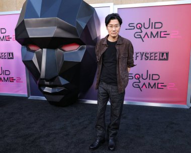 Güney Koreli film yönetmeni, yapımcısı ve senarist Hwang Dong-hyuk Netflix FYSEE LA - 'Squid Game' Sezon 2 ATAS (Televizyon Sanatları ve Bilimleri Akademisi) Emmy FYC 'ye geldi. 
