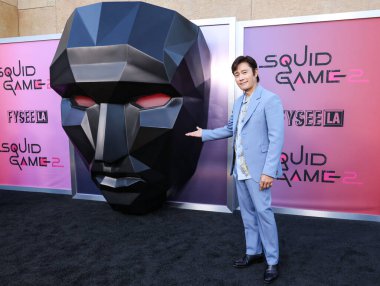 Güney Koreli aktör, şarkıcı ve model Lee Byung-hun, Netflix FYSEE LA - 'Squid Game' Sezon 2 ATAS (Televizyon Sanatları ve Bilimleri Akademisi) Emmy FYC 'ye 30 Mayıs 2025' te Mısır Tiyatrosu Hollywood 'da düzenlenen etkinliğe katıldı. 