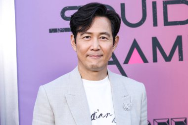 Güney Koreli aktör, yönetmen Lee Jung-jae Netflix FYSEE LA - 'Squid Game' Sezon 2 ATAS (Televizyon Sanatları ve Bilimleri Akademisi) Emmy FYC (Düşünceleriniz İçin) etkinlik 30 Mayıs 2025 'te Mısırlı Hollywood Tiyatrosu' nda gerçekleşti.