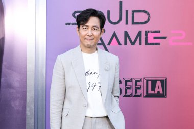 Güney Koreli aktör, yönetmen Lee Jung-jae Netflix FYSEE LA - 'Squid Game' Sezon 2 ATAS (Televizyon Sanatları ve Bilimleri Akademisi) Emmy FYC (Düşünceleriniz İçin) etkinlik 30 Mayıs 2025 'te Mısırlı Hollywood Tiyatrosu' nda gerçekleşti.