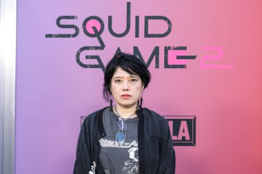 Güney Koreli film editörü Nam Na-young Netflix FYSEE LA - 'Squid Game' Sezon 2 ATAS (Televizyon Sanatları ve Bilimleri Akademisi) Emmy FYC 'ye (Düşünceleriniz İçin) 30 Mayıs 2025' te Mısır Tiyatrosu Hollywood 'da düzenlenen etkinliğe geldi.