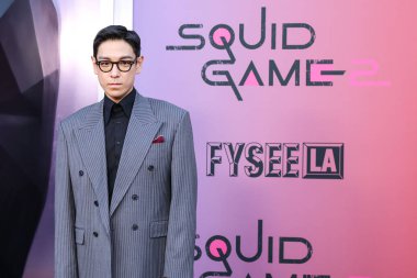 Güney Koreli şarkıcı, rapçi ve aktör T.O.P (Choi Seung-hyun) Netflix FYSEE LA - 'Squid Game' Sezon 2 ATAS (Televizyon Sanatları ve Bilimleri Akademisi) Emmy FYC (Sizin Düşünceleriniz İçin) 30. 2025