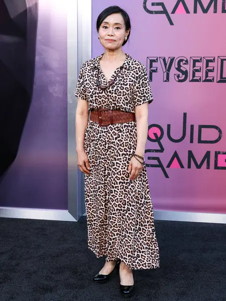 Güney Kore film ve televizyon oyuncusu Kang Ae-shim, Netflix FYSEE LA - 'Squid Game' Sezon 2, ATAS (Televizyon Sanatları ve Bilimleri Akademisi) Emmy FYC 'ye 30 Mayıs 2025' te Mısır Tiyatrosu 'nda düzenlenen etkinliğe katıldı.