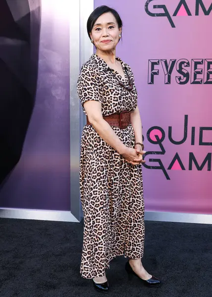 Güney Kore film ve televizyon oyuncusu Kang Ae-shim, Netflix FYSEE LA - 'Squid Game' Sezon 2, ATAS (Televizyon Sanatları ve Bilimleri Akademisi) Emmy FYC 'ye 30 Mayıs 2025' te Mısır Tiyatrosu 'nda düzenlenen etkinliğe katıldı.