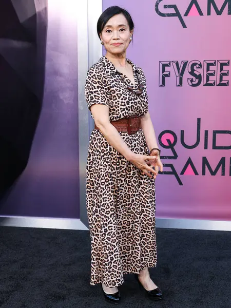 Güney Kore film ve televizyon oyuncusu Kang Ae-shim, Netflix FYSEE LA - 'Squid Game' Sezon 2, ATAS (Televizyon Sanatları ve Bilimleri Akademisi) Emmy FYC 'ye 30 Mayıs 2025' te Mısır Tiyatrosu 'nda düzenlenen etkinliğe katıldı.