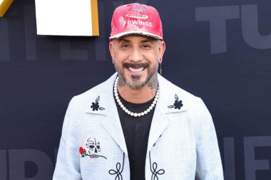 AJ McLean Netflix Tudum 2025 'e ulaşır: 31 Mayıs 2025' te Inglewood, Los Angeles, Kaliforniya, ABD 'de düzenlenen canlı etkinlik.         