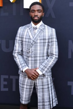 Caleb McLaughlin Netflix Tudum 2025 'e ulaşır: 31 Mayıs 2025' te Inglewood, Los Angeles, Kaliforniya, ABD 'de düzenlenen canlı etkinlik.           