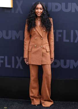 Carlacia Grant Netflix Tudum 2025 'e ulaşır: 31 Mayıs 2025' te Inglewood, Los Angeles, Kaliforniya, ABD 'de düzenlenen canlı etkinlik.         