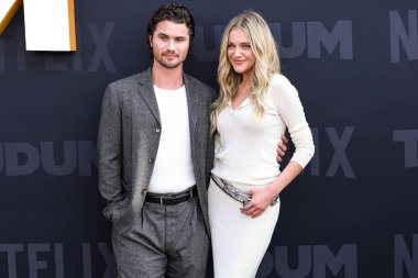 Chase Stokes ve kız arkadaşı Kelsea Ballerini Netflix Tudum 2025 'e geldiler: 31 Mayıs 2025' te Inglewood, Los Angeles, Kaliforniya, ABD 'de düzenlenen canlı etkinlik.         