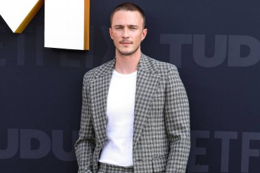 Acne Stüdyoları FW25 RTW ve Cartier mücevherleri giyen Drew Starkey Netflix Tudum 2025 'e ulaştı: 31 Mayıs 2025' te Inglewood, Los Angeles, Kaliforniya, ABD 'de düzenlenen canlı etkinlik.         