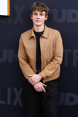 Hunter Doohan Netflix Tudum 2025 'e ulaşır: 31 Mayıs 2025 tarihinde Inglewood, Los Angeles, Kaliforniya, ABD' de düzenlenen canlı etkinlik.      