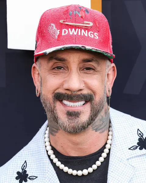 AJ McLean Netflix Tudum 2025 'e ulaşır: 31 Mayıs 2025' te Inglewood, Los Angeles, Kaliforniya, ABD 'de düzenlenen canlı etkinlik.         
