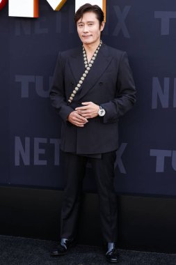 Lee Byung-hun Netflix Tudum 2025 'e ulaşır: 31 Mayıs 2025' te Inglewood, Los Angeles, Kaliforniya, ABD 'de düzenlenen canlı etkinlik.