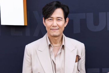 Lee Jung-jae Netflix Tudum 2025 'e ulaşır: 31 Mayıs 2025' te Inglewood, Los Angeles, Kaliforniya, ABD 'de düzenlenen canlı etkinlik.