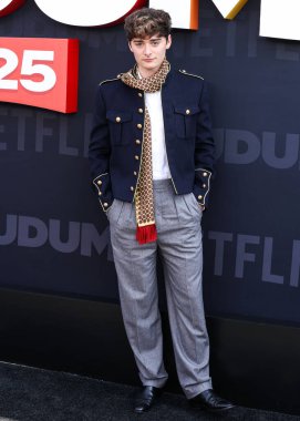 Noah Schnapp Netflix Tudum 2025 'e ulaşır: 31 Mayıs 2025' te Inglewood, Los Angeles, Kaliforniya, ABD 'de düzenlenen canlı etkinlik.