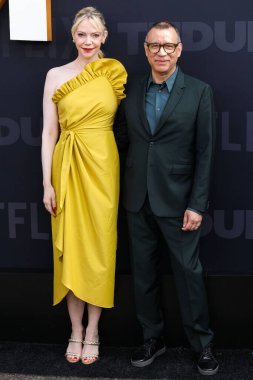 Riki Lindhome ve kocası Fred Armisen Netflix Tudum 2025 'e geldiler: 31 Mayıs 2025' te Inglewood, Los Angeles, Kaliforniya, ABD 'de düzenlenen canlı etkinlik.