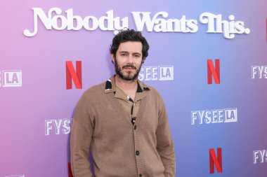 Amerikalı aktör Adam Brody Netflix FYSEE LA 'ya geldi - 1. Sezon ATAS (Televizyon Sanatları ve Bilimleri Akademisi) Emmy FYC (Düşünceleriniz İçin) Akademi Film Müzesi' nde 1 Haziran 2025 tarihinde düzenlenen etkinlik      