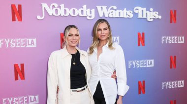 Amerikalı aktris, yapımcı ve yazar Erin Foster ve kız kardeşi / Amerikalı aktris ve yapımcı Sara Foster Netflix FYSEE LA 'ya geldiler. 1. Sezon ATAS (Televizyon Sanatları ve Bilimleri Akademisi) Emmy FYC Etkinliği 1 Haziran 2025