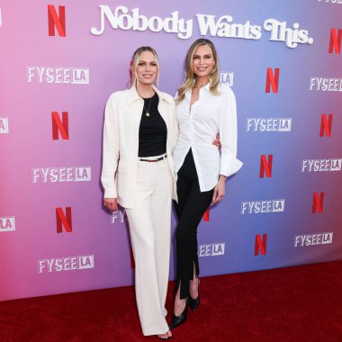 Amerikalı aktris, yapımcı ve yazar Erin Foster ve kız kardeşi / Amerikalı aktris ve yapımcı Sara Foster Netflix FYSEE LA 'ya geldiler. 1. Sezon ATAS (Televizyon Sanatları ve Bilimleri Akademisi) Emmy FYC Etkinliği 1 Haziran 2025