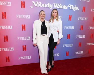 Amerikalı aktris, yapımcı ve yazar Erin Foster ve kız kardeşi / Amerikalı aktris ve yapımcı Sara Foster Netflix FYSEE LA 'ya geldiler. 1. Sezon ATAS (Televizyon Sanatları ve Bilimleri Akademisi) Emmy FYC Etkinliği 1 Haziran 2025