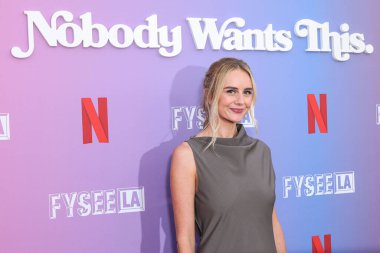 Amerikalı aktris, yönetmen, yazar ve yapımcı Justine Lupe, Netflix FYSEE LA 'ya geldi. 1. Sezon ATAS (Televizyon Sanatları ve Bilimleri Akademisi) Emmy FYC Etkinliği 1 Haziran 2025 tarihinde Akademi Film Müzesi' nde gerçekleştirildi. 