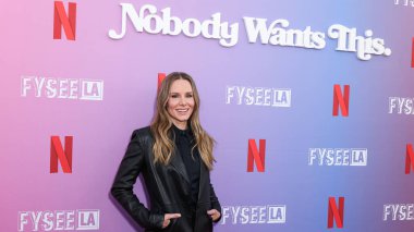Amerikalı aktris, yapımcı, senarist ve komedyen Kristen Bell Netflix FYSEE LA 'ya geldi. 1 Haziran 2025' te Akademi Film Müzesi 'nde düzenlenen ATAS 1.           