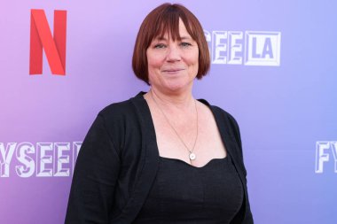 Film editörü Maura Corey Netflix FYSEE LA 'ya geldi - 1. Sezon ATAS (Televizyon Sanatları ve Bilimleri Akademisi) Emmy FYC (Düşünceleriniz İçin) Akademi Film Müzesi' nde 1 Haziran 2025 tarihinde düzenlenen etkinlik 