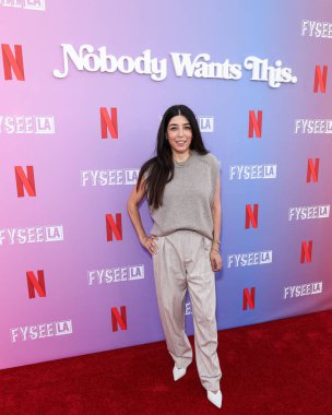 Kostüm tasarımcısı Negar Ali Kline, 1 Haziran 2025 'te Akademi Sinema Müzesi' nde düzenlenen Netflix FYSEE LA - 'Kimse Bunu İstemez' Sezon 1 ATAS (Televizyon Sanatları ve Bilimleri Akademisi) Emmy FYC 'ye geldi.