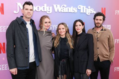 Timothy Simons, Justine Lupe, Kristen Bell, Jackie Tohn ve Adam Brody Netflix FYSEE LA 'ya geldiler. 1. Sezon ATAS Emmy FYC Etkinliği 1 Haziran 2025' de Akademi Film Müzesi 'nde gerçekleştirildi.