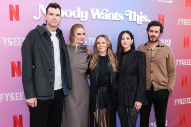 Timothy Simons, Justine Lupe, Kristen Bell, Jackie Tohn ve Adam Brody Netflix FYSEE LA 'ya geldiler. 1. Sezon ATAS Emmy FYC Etkinliği 1 Haziran 2025' de Akademi Film Müzesi 'nde gerçekleştirildi.