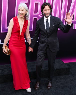 Alexandra Grant ve erkek arkadaşı, Kanadalı aktör, müzisyen Keanu Reeves, 3 Haziran 2025 'te Hollywood, LA, CA, ABD' de bulunan TCL Çin Tiyatrosu IMAX 'te düzenlenen Lionsgate' in 