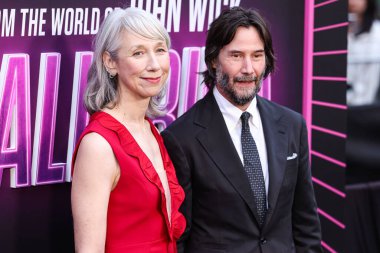 Alexandra Grant ve erkek arkadaşı, Kanadalı aktör, müzisyen Keanu Reeves, 3 Haziran 2025 'te Hollywood, LA, CA, ABD' de bulunan TCL Çin Tiyatrosu IMAX 'te düzenlenen Lionsgate' in 