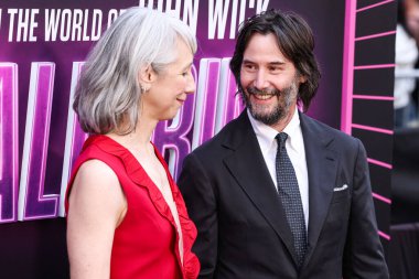 Alexandra Grant ve erkek arkadaşı, Kanadalı aktör, müzisyen Keanu Reeves, 3 Haziran 2025 'te Hollywood, LA, CA, ABD' de bulunan TCL Çin Tiyatrosu IMAX 'te düzenlenen Lionsgate' in 