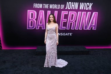 Özel yapım Louis Vuitton elbisesi giyen Kübalı aktris Ana de Armas, 3 Haziran 2025 'te Hollywood' daki TCL Çin Tiyatrosu IMAX 'te düzenlenen Lionsgate' in 