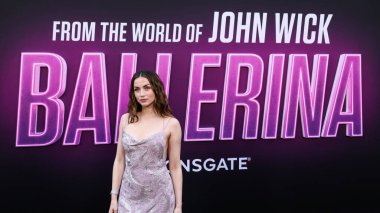 Özel yapım Louis Vuitton elbisesi giyen Kübalı aktris Ana de Armas, 3 Haziran 2025 'te Hollywood' daki TCL Çin Tiyatrosu IMAX 'te düzenlenen Lionsgate' in 