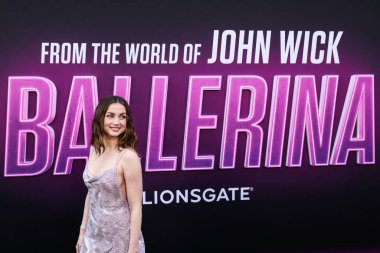 Özel yapım Louis Vuitton elbisesi giyen Kübalı aktris Ana de Armas, 3 Haziran 2025 'te Hollywood' daki TCL Çin Tiyatrosu IMAX 'te düzenlenen Lionsgate' in 