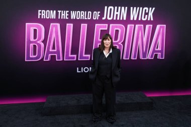 Amerikalı aktris, yönetmen ve model Anjelica Huston, 3 Haziran 2025 'te Hollywood, Los Angeles, Kaliforniya' da bulunan TCL Çin Tiyatrosu IMAX 'te düzenlenen Lionsgate' in 