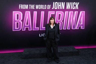 Amerikalı aktris, yönetmen ve model Anjelica Huston, 3 Haziran 2025 'te Hollywood, Los Angeles, Kaliforniya, ABD' de bulunan TCL Çin Tiyatrosu IMAX 'te düzenlenen Lionsgate' in 