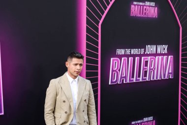 Amerikalı aktör David Castaneda (David Castaeda), 3 Haziran 2025 'te Hollywood, Los Angeles, Kaliforniya' da bulunan TCL Çin Tiyatrosu IMAX 'te düzenlenen Lionsgate' in 