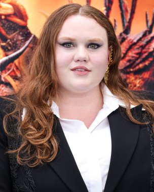 İngiliz aktris Bronwyn James, Los Angeles Universal Pictures and DreamWorks Animation 'ın 