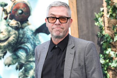 Film bestecisi John Powell, 7 Haziran 2025 'te Miracle Mile' daki David Geffen Tiyatrosu 'nda düzenlenen Evrensel Resimler ve DreamWorks Animasyonunun 