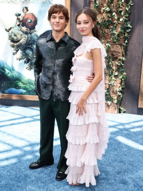 Mason Thames ve Nico Parker, Los Angeles Universal Pictures and DreamWorks Animasyon 'un 7 Haziran 2025' te AMMP 'deki David Geffen Tiyatrosu' nda gerçekleştirilen 